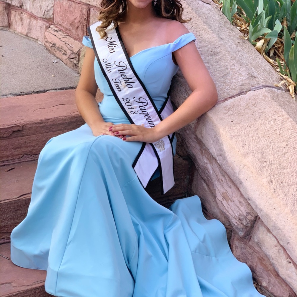 Off the shoulder Prom/pageant dress